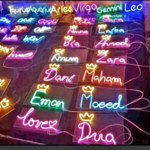 Neon signs