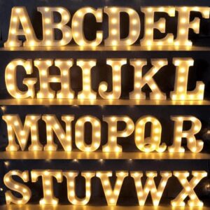 Led alphabet